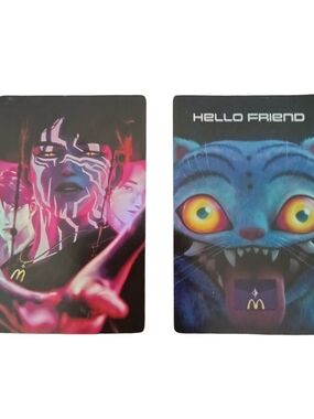Demon Hunters Photo Card Demon Jinu RARE W/Unused Code from Mcdonalds